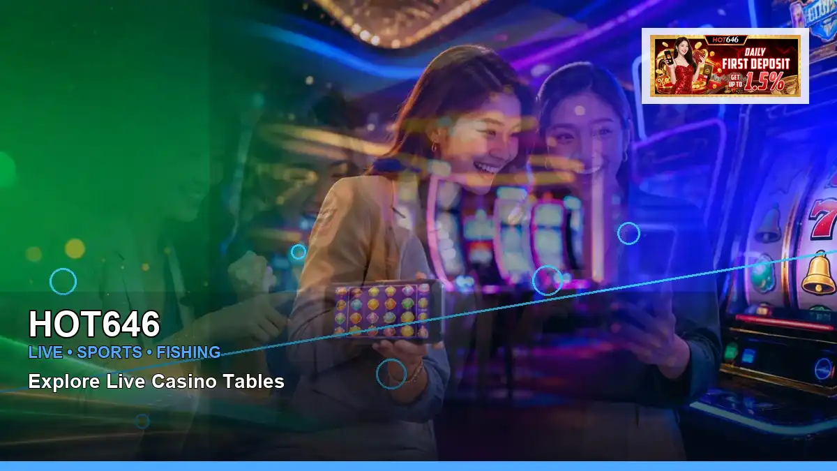 HOT646 high-energy duo online slot games in a panoramic reel layout for Philippine players