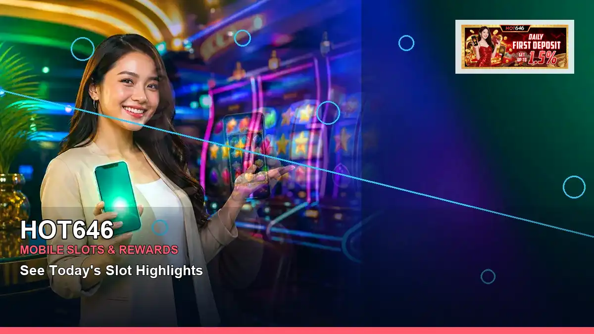 HOT646 left close-up duo online slot games highlighting mobile-friendly casino play